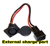 External charge port