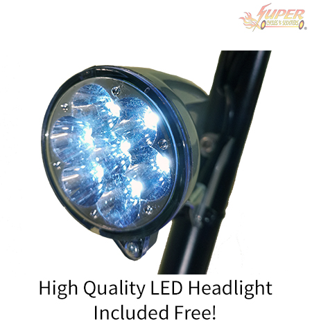 High quality LED head light included FREE!