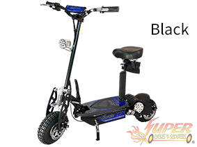 Super Turbo 1000-Elite black electric scooter