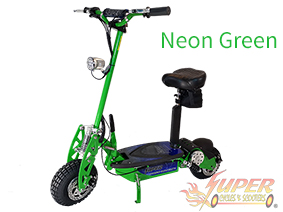 Super Turbo 1000-Elite green electric scooter
