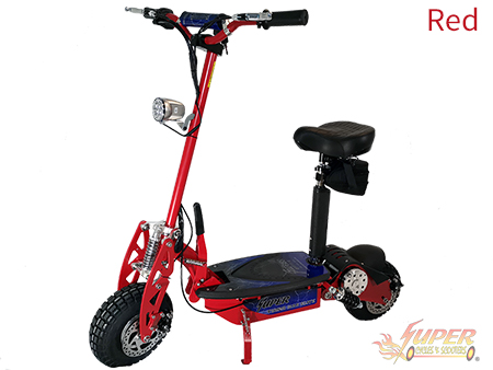 Super Turbo 1000-Elite red electric scooter