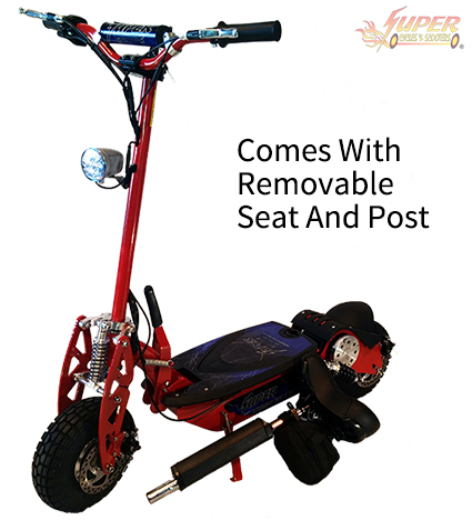 Comes with removable seat and post