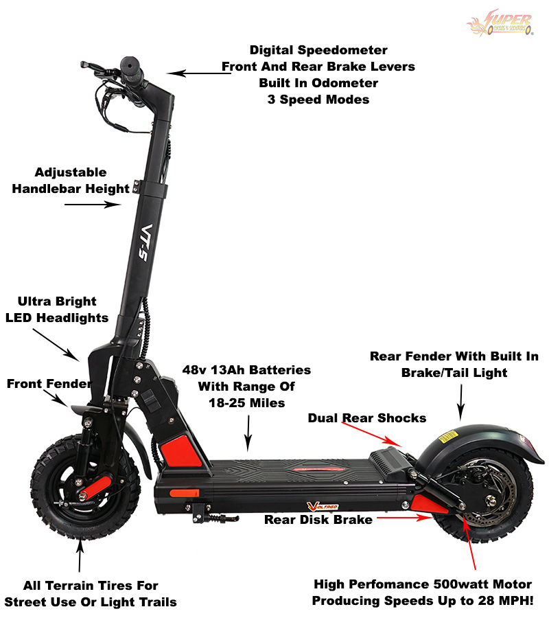 Buy UT Kick Scooter, Adjustable Height and Rear Brake