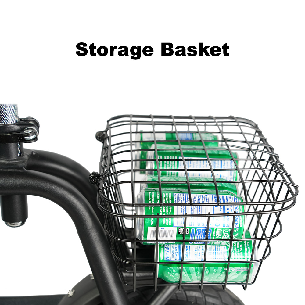 Storage basket included